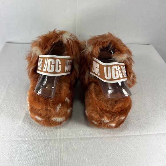 UGG Oh Yeah Spot Natural Slide Slippers Various - Picture 4 of 7
